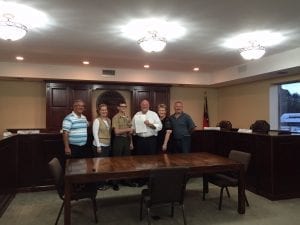 The City Council Signs a Proclamation for Red Ribbon Week