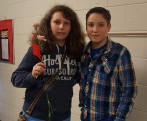 Aden begins delivering flowers with a personal friend Harley.